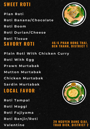 Menu Roti