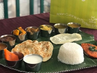 South Thali Indian At Banana Leaf Saigon